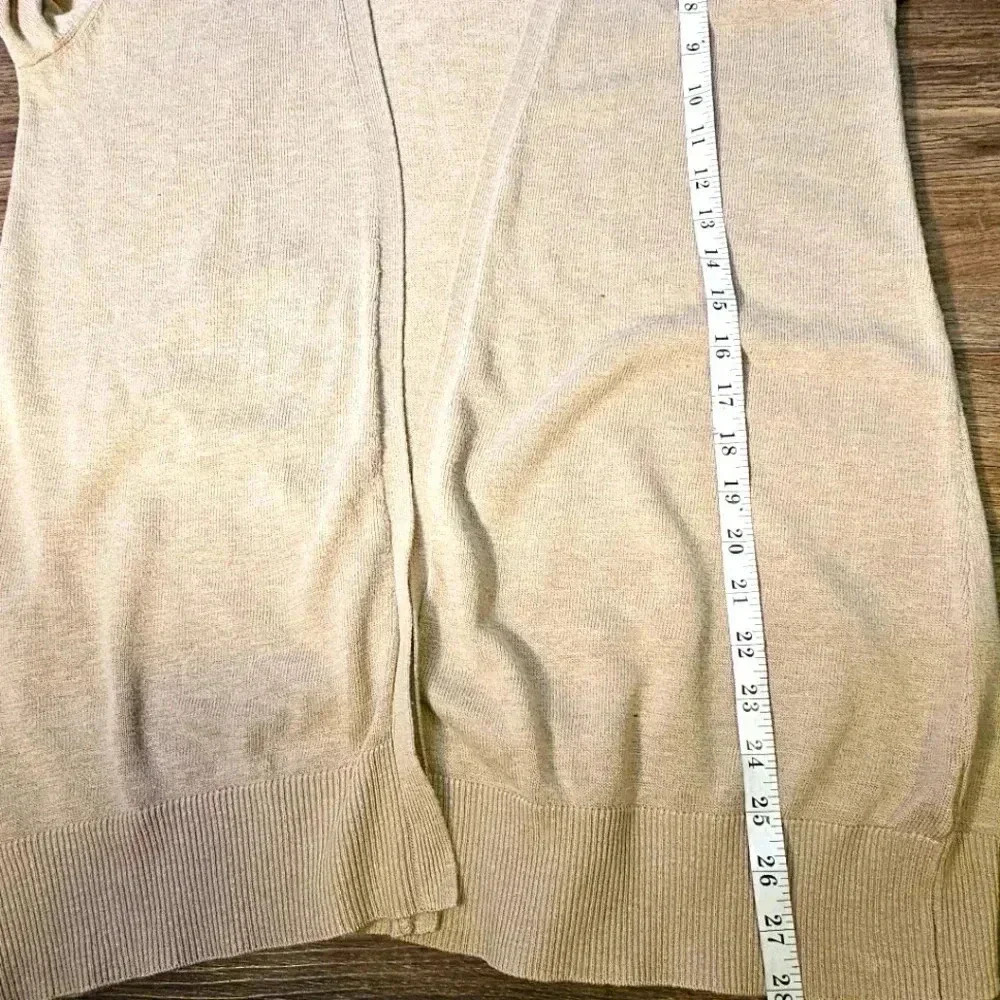 Pendleton Open Front Long Sleeve Beige Cotton /Vi… - image 7